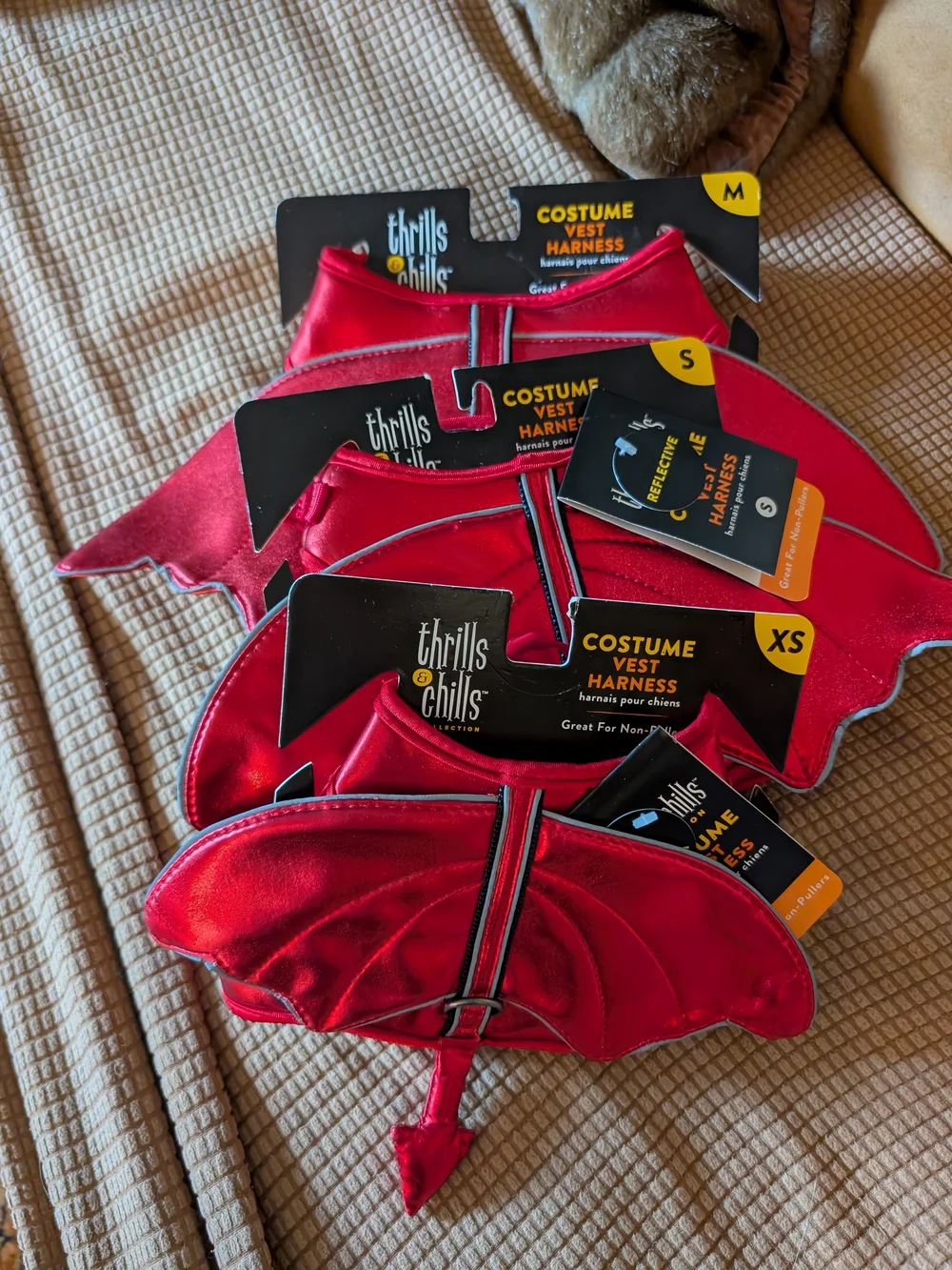 Red Dragon Wing Dog Harness - Costume Vest